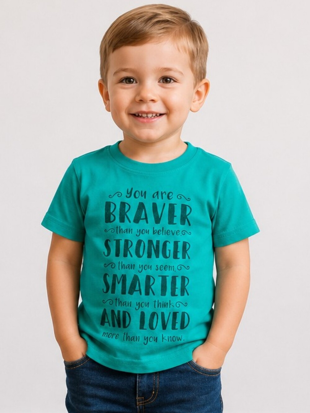 Size 2 Toddler Inspirational Tee Shirt